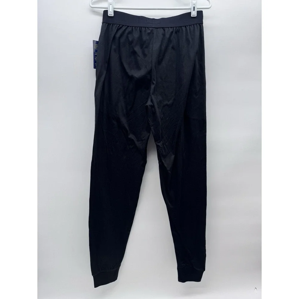 Polo Ralph Lauren Men's Black Mercerized Cotton Jogger Sleep Pants Small NWT